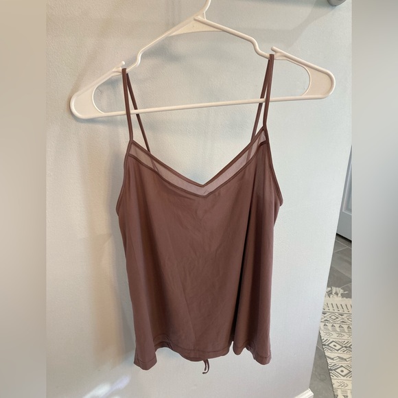 lululemon athletica Tops - Lululemon Final Count Tank in Antique Bark Size 6